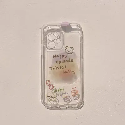 غلاف هاتف شفاف 11 لطيف