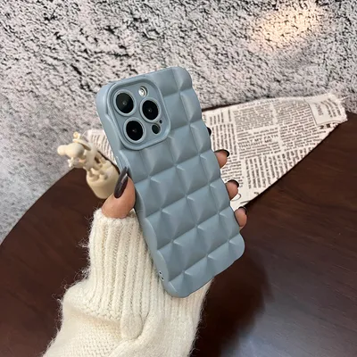 Silicone Three-dimensional Lattice Phone Case Protector