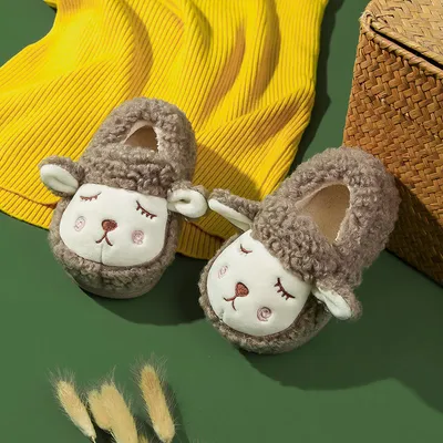 Cartoon Cute Indoor Home Furnishing Girls Bag With Thickened Plush Shoes