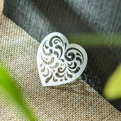 Hand made lace paper hand account material