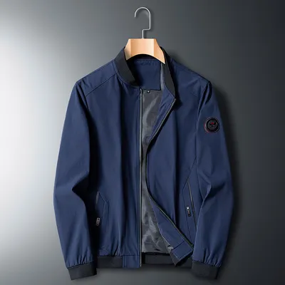 Plus Size Jacket Men's Spring And Autumn Baseball Uniform