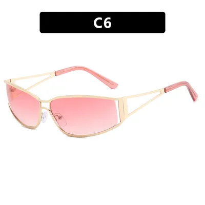 Hollow Modern Metal Women's Fashion Sunglasses