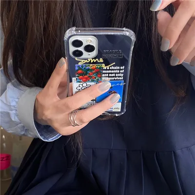 Fashion Illustration Landscape Label Mirror Phone Case