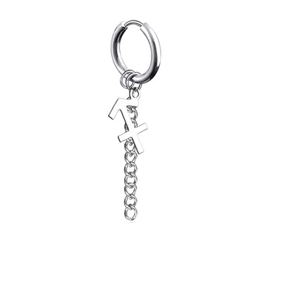 12 constellation earrings for men