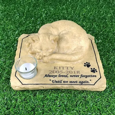 Resin Craft Decoration Pet Tombstone Can Be Placed