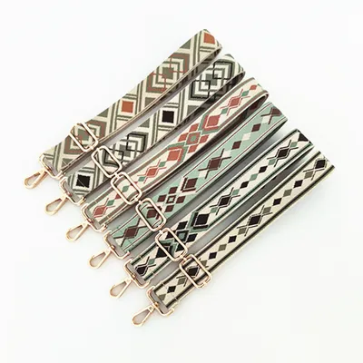 Ethnic Style Replacement Webbing One-shoulder Diagonal Bag Strap