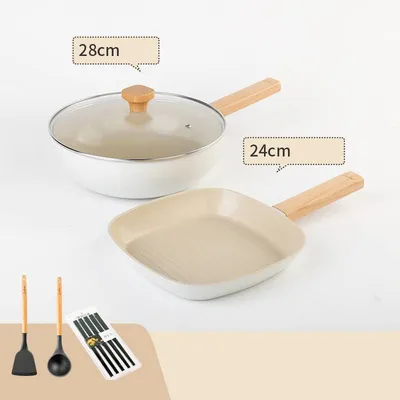 Ceramic Non-stick Pan For Gift Gas