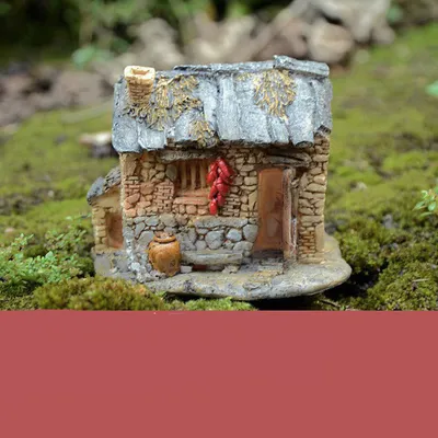 Creative Mini Small House Ornaments Micro Landscape Home Decorations