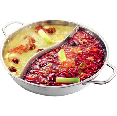 Stainless Steel Mandarin Duck Pot Household Small Hot Pot