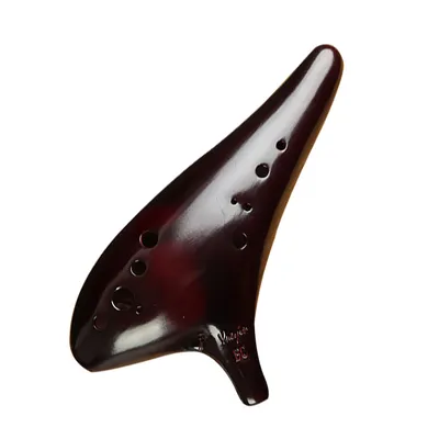 12 hole bass C key performance smoked ocarina