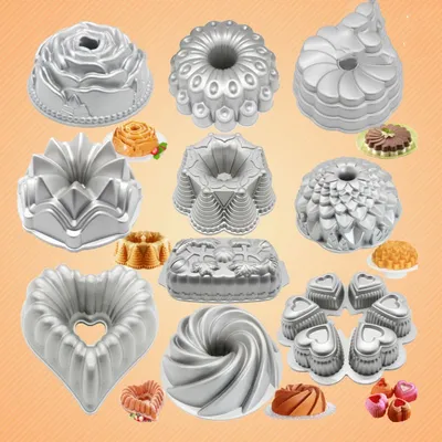 Double-sided non-stick bakeware mould