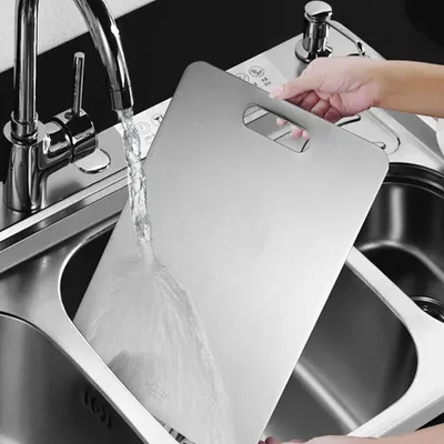 Cutting Board Double-Sided Titanium Cutting Boards For Kitchen Camping