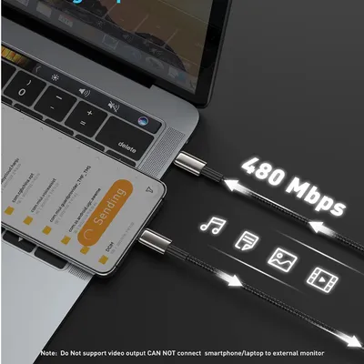 150cm 180cm USB Charging Cable A Pple MFi Certified, Nylon Braided Jacket,Black Premium Series