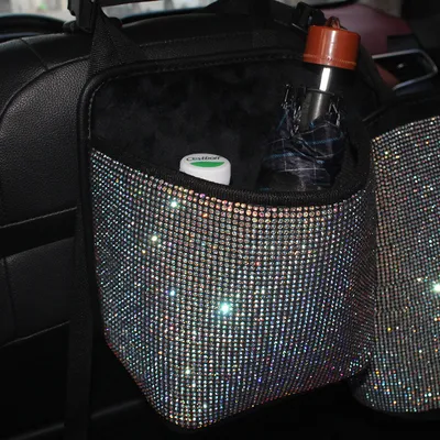 Storage bags between seats