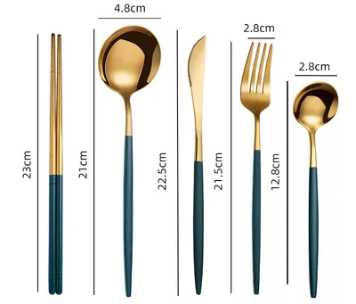 Household Stainless Steel Chopsticks Portuguese Tableware