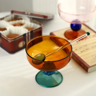 Household Heat-resistant Colored Glass Bowl