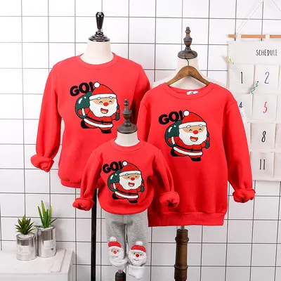 Parent-child Plus Cashmere Round Neck Sweater
