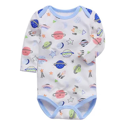 One-Piece Cotton Baby Long-Sleeved Triangle Romper