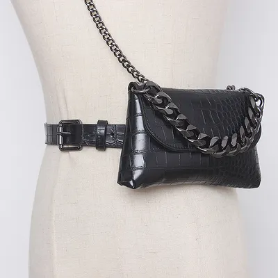 Simple Small  Belt Waist Mobile Phone Bag