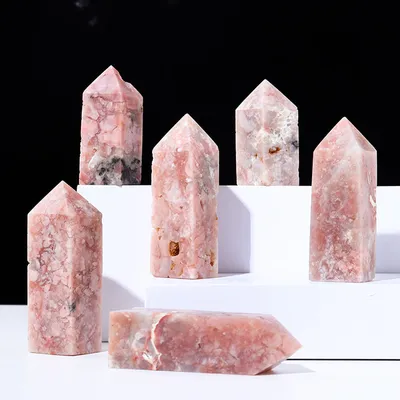 Natural Crystal Polished Rough Four-sided Single-pointed Column