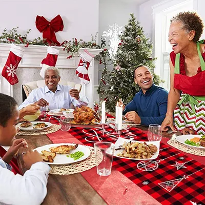 Christmas Decoration Couplet Hanging Cloth
