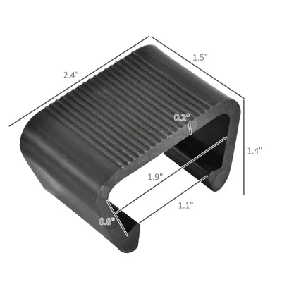 Outdoor Sectional Sofa Furniture Connector Fastener Clips - Set Of 10
