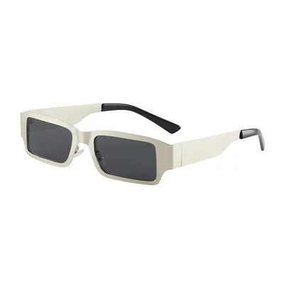 Men's And Women's Fashion Retro Punk Rectangular Sunglasses