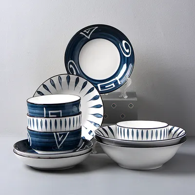 Ceramic Japanese Style Set Household Gift
