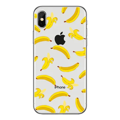 Compatible with Apple , Cartoon donut flower transparent phone case
