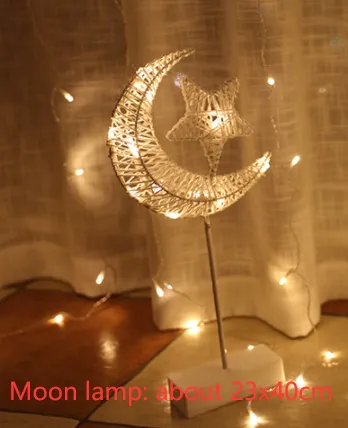 LED lights flashing lights lights stars romantic room layout decoration love stars lamp table lamp rattan lamp ball