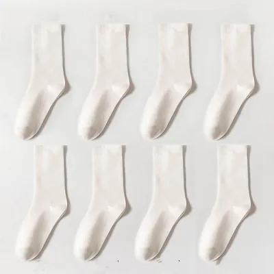 White Stocking Pile Women's Autumn And Winter