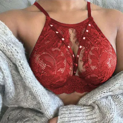 New Ladies Lace Thin Rivets