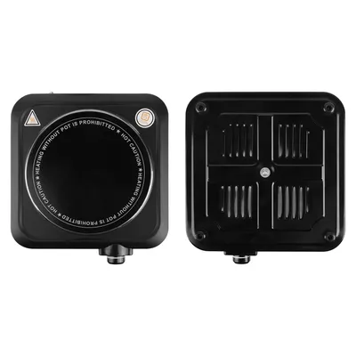 1Pc 1200W Electric Infrared Single Burner Portable Heating Hot Plate Stove Countertop RV Hotplate With 7.5in Glass Cooktop Stepless Temperature Adjustments For Home RV Camp