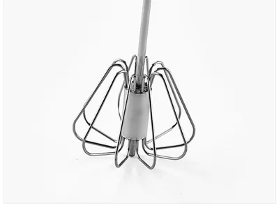 Stainless Steel Hand Pressure Rotary Semi-automatic Whisk