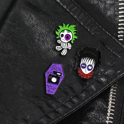 Cartoon doll combination brooch