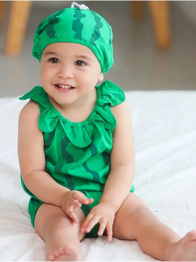 Baby bag fart clothes fruit romper