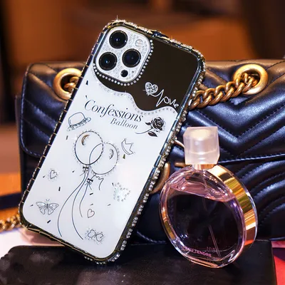 Fashion Diamond Metal Frame Phone Case