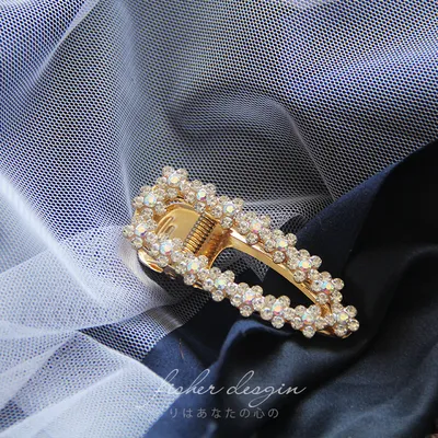 Rhinestone hair clip