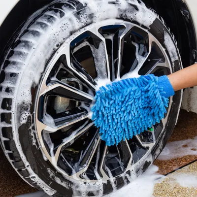 26Pcs Car Detailing Brush Kit Exterior Interior Car Cleaning Set Drill Brush Set Car Buffing Sponge Pads Kit For Cleaning Automobile Interior Exterior Wheels Dashboard