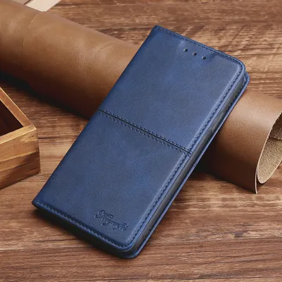 Leather Case, Magnetic Holder Mobile Phone Case