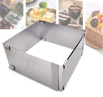 Stainless steel square mousse circle