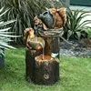 Resin Crafts Garden Park Art Small Ornament Statue Animal Garden Resin Statue