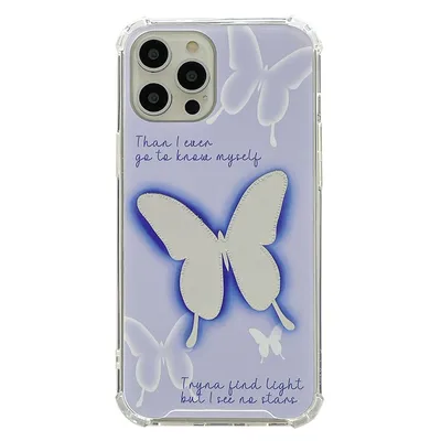 Cartoon Mirror Butterfly Heart Phone Case