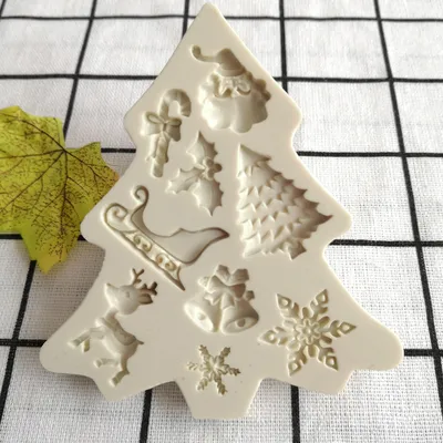 Christmas Tree DIY Silicone Fondant Baking Mold