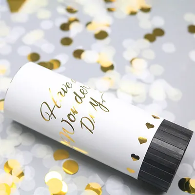 Wedding Birthday Party Supplies Paper Hand-twisted Firework Tube