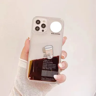 Creative Liquid Quicksand Silicone Phone Case
