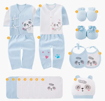 Baby Clothes Cotton Newborn Gift Box Set
