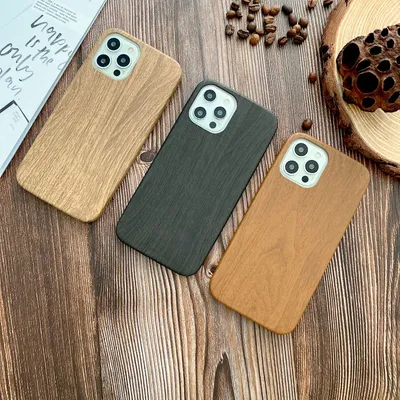 Home Wood Grain Phone Case Protector