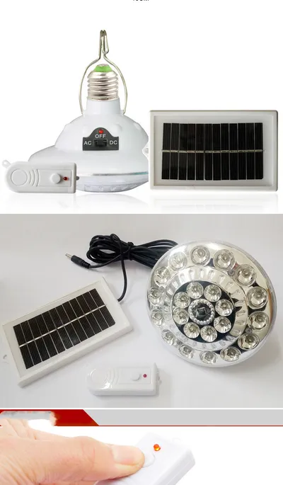 Solar-powered camping LED lights
