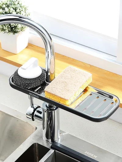 Stainless Steel Sink Storage Rack Kitchen Supplies